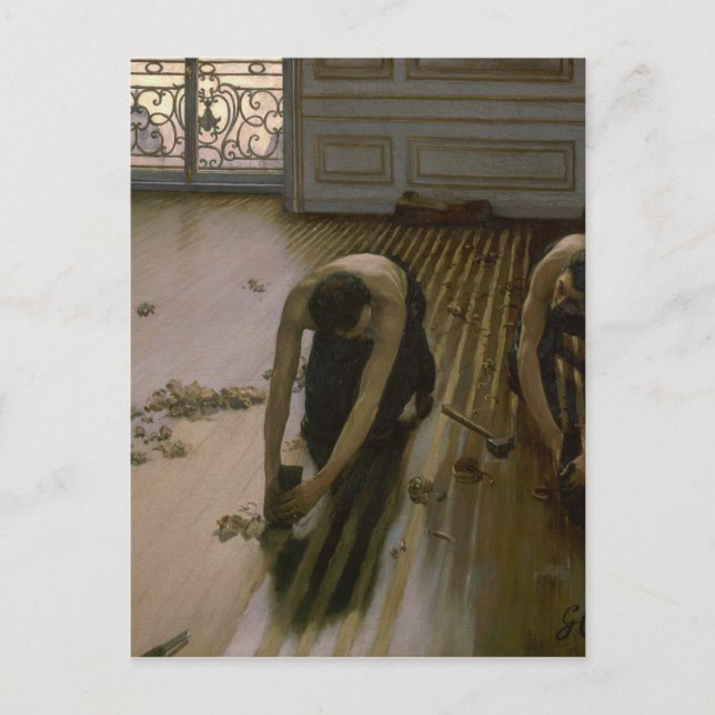 Gustave Caillebotte - Planers Golv Vykort (Framsida)