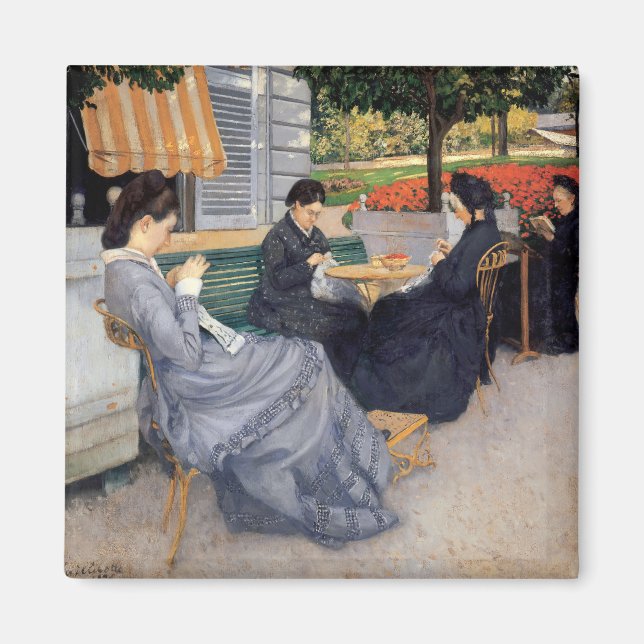 Gustave Caillebotte - Porträtt på landsbygden Magnet (Framsidan)