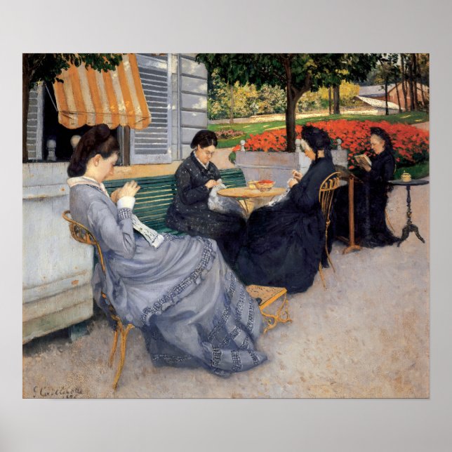 Gustave Caillebotte - Porträtt på landsbygden Poster (Framsidan)