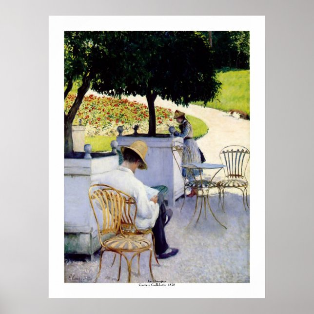 Gustave Caillebotte Poster (Framsidan)