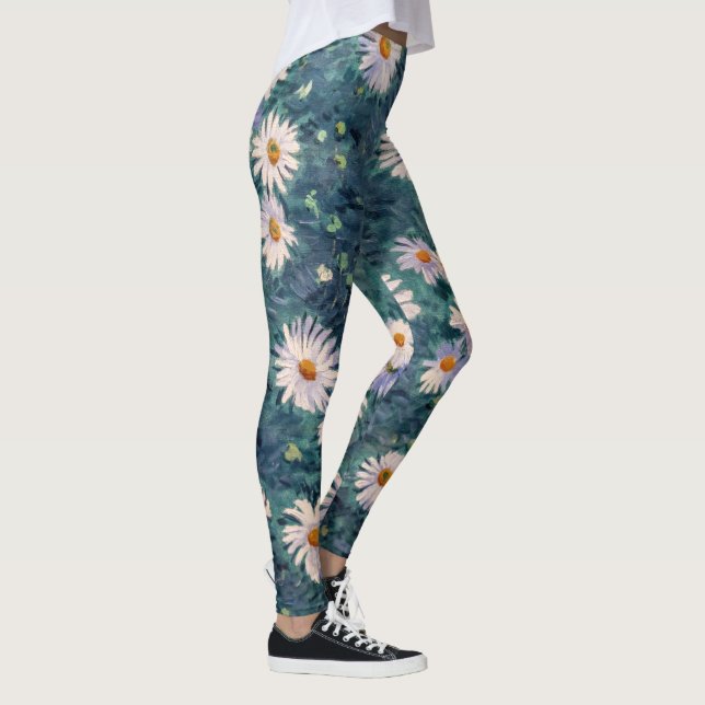 Gustave Caillebotte - Rabatt med prästkragar, deta Leggings (Höger)