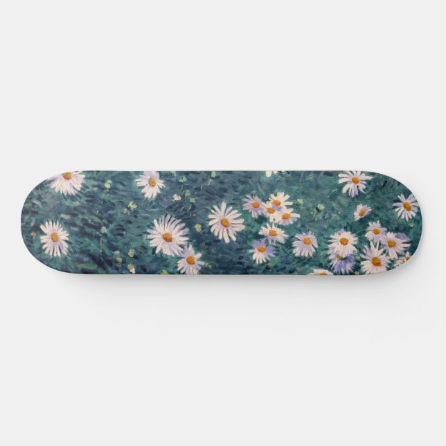 Gustave Caillebotte - Rabatt med prästkragar, deta Mini Skateboard Bräda 18,5 Cm (Horz)