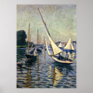 Gustave Caillebotte: Regatta i Argenteuil Poster