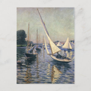 Gustave Caillebotte- Regatta vid Argenteuil Vykort
