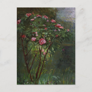 Gustave Caillebotte-Ro Bush i Flower Vykort