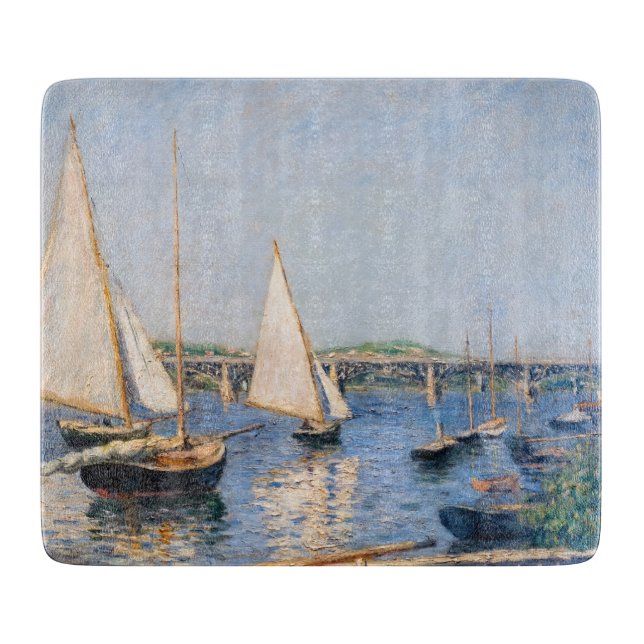 Gustave Caillebotte - Sailing Boats at Argenteuil (Framsidan)