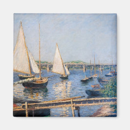 Gustave Caillebotte - Sailing Boats at Argenteuil Magnet