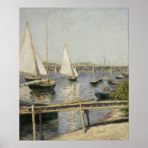 Gustave Caillebotte - Sailing Boats at Argenteuil