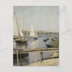 Gustave Caillebotte - Sailing Boats at Argenteuil Vykort