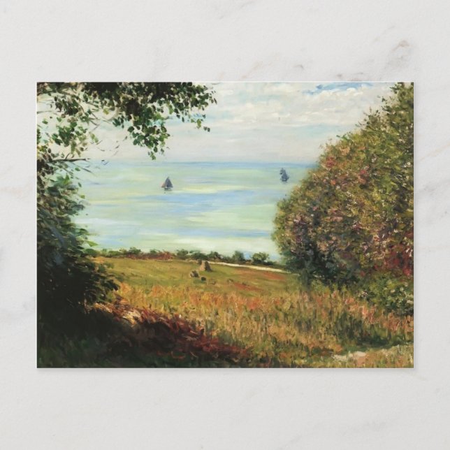 Gustave Caillebotte- Sea View från Villerville Vykort (Framsida)