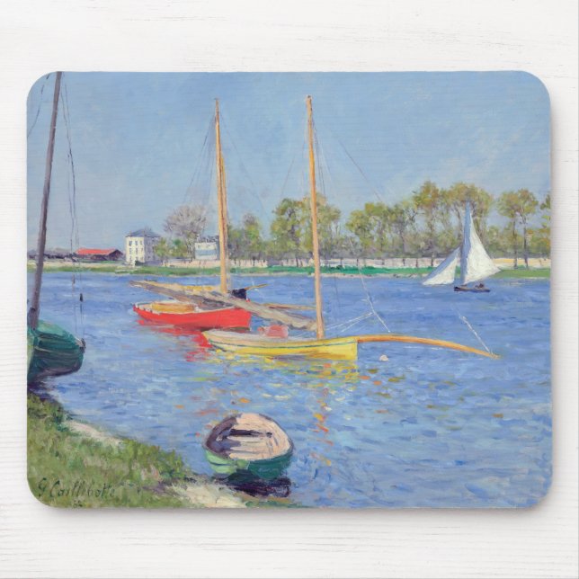 Gustave Caillebotte - Seine vid Argenteuil Musmatta (Framsidan)