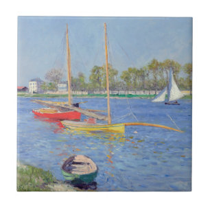 Gustave Caillebotte - Seinen i Argentina Kakelplatta