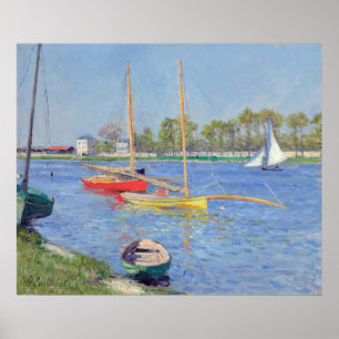 Gustave Caillebotte - Seinen i Argentina Poster