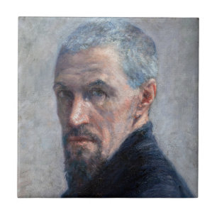 Gustave Caillebotte - Självporträtt Kakelplatta