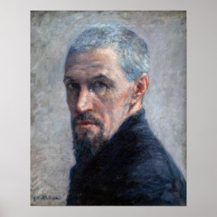 Gustave Caillebotte - Självporträtt Poster