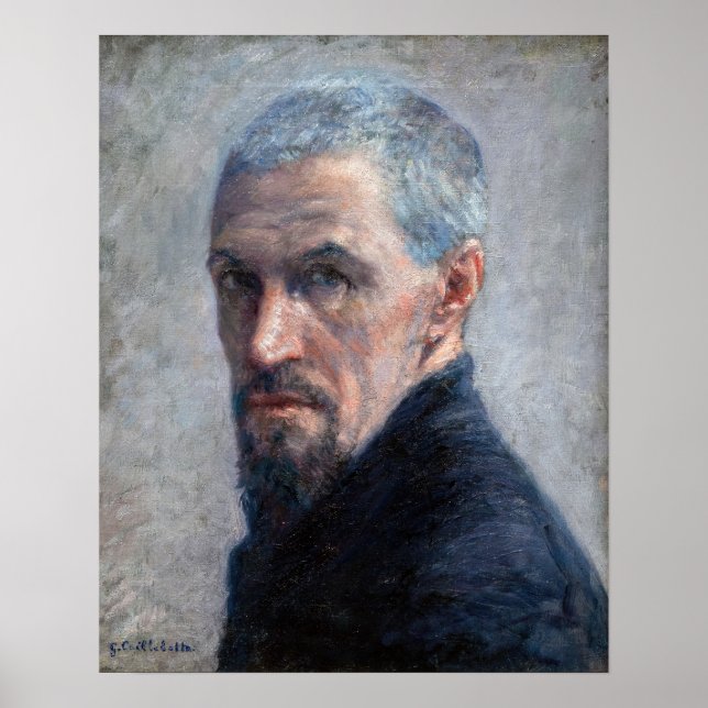 Gustave Caillebotte - Självporträtt Poster (Framsidan)