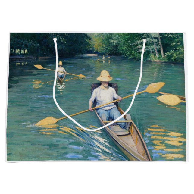 Gustave Caillebotte - Skidbåtar på Yerres (Framsidan)