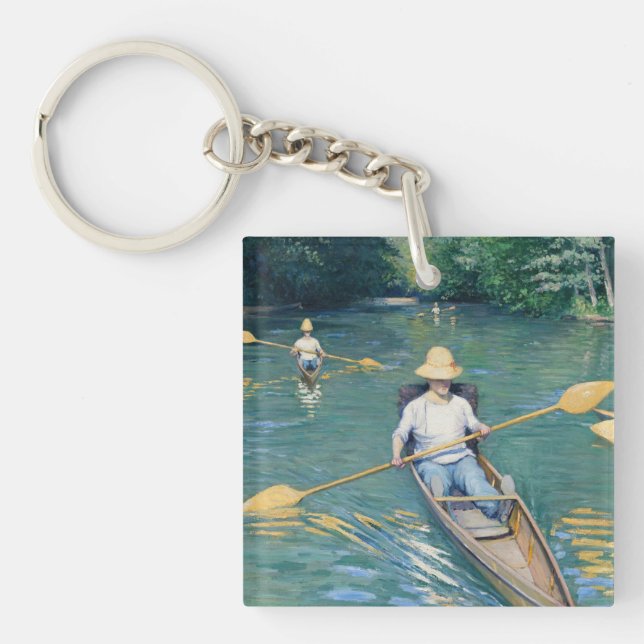 Gustave Caillebotte - Skidbåtar på Yerres (Framsidan)