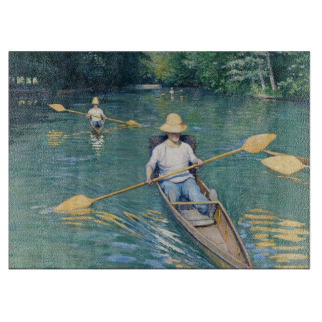 Gustave Caillebotte - Skidbåtar på Yerres (Framsidan)