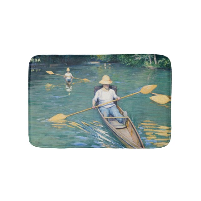 Gustave Caillebotte - Skidbåtar på Yerres Badrumsmatta (Framsidan)