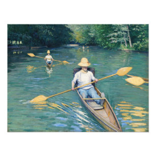 Gustave Caillebotte - Skidbåtar på Yerres Fototryck