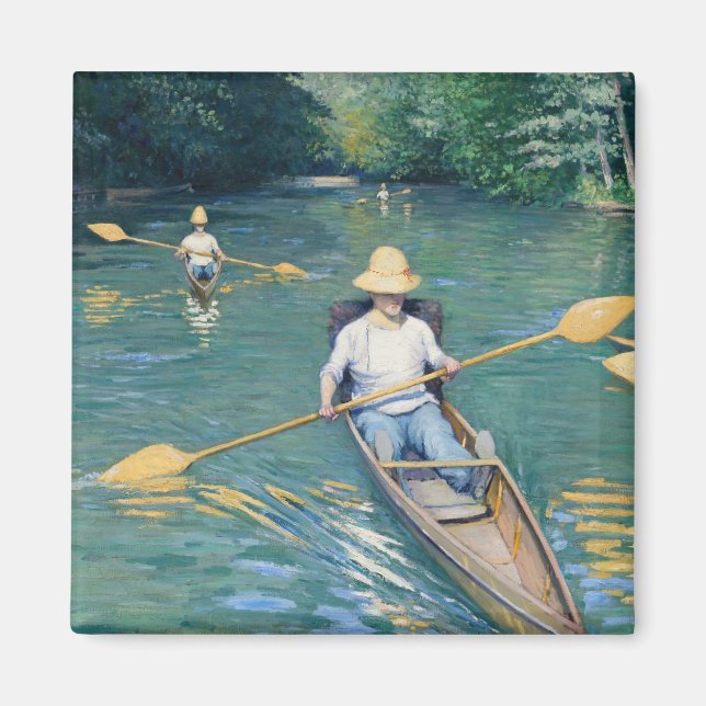 Gustave Caillebotte - Skidbåtar på Yerres Magnet (Framsidan)