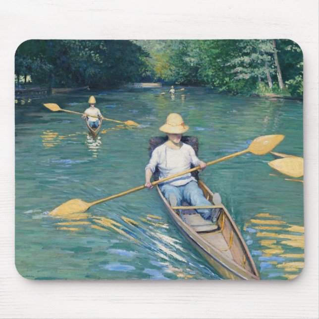 Gustave Caillebotte - Skidbåtar på Yerres Musmatta (Framsidan)
