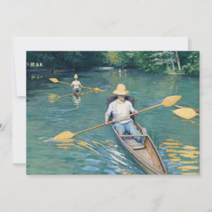 Gustave Caillebotte - Skiffs på Yerres Inbjudningar