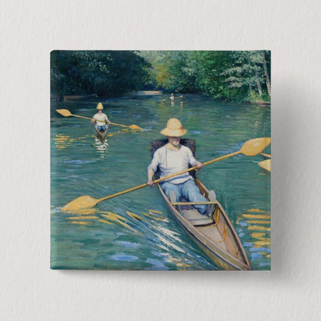 Gustave Caillebotte - Skiffs på Yerres Knapp (Framsida)