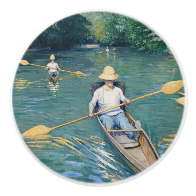 Gustave Caillebotte - Skiffs på Yerres Knopp (Framsidan)