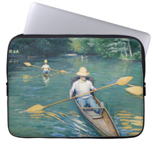 Gustave Caillebotte - Skiffs på Yerres Laptop Fodral