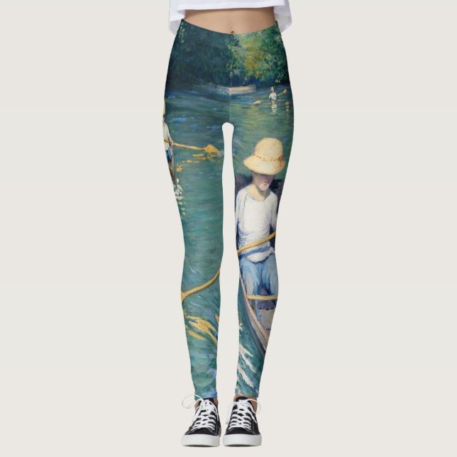 Gustave Caillebotte - Skiffs på Yerres Leggings (Framsida)