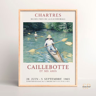 Gustave Caillebotte Skiffs på Yerres Poster