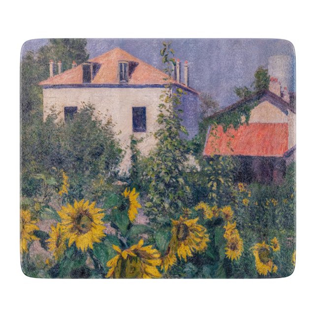 Gustave Caillebotte - Solros, Trädgård (Framsidan)