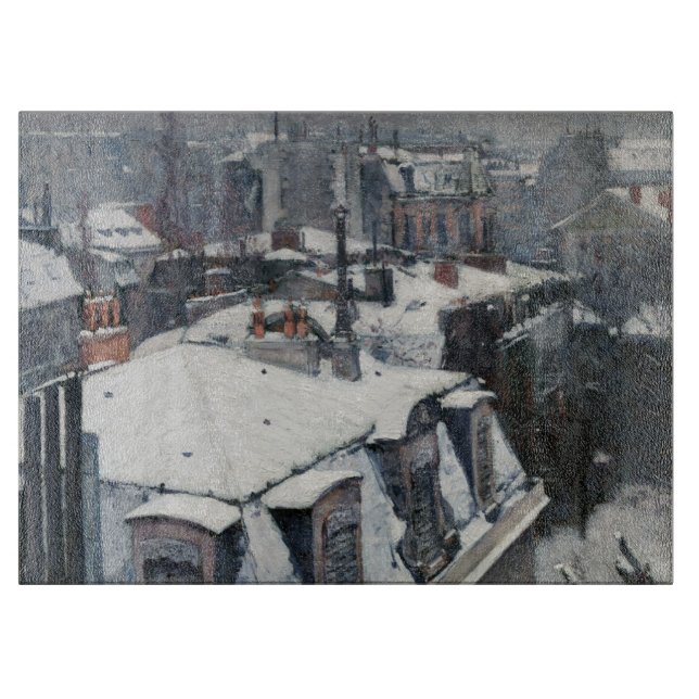 Gustave Caillebotte - Tak under snön (Framsidan)