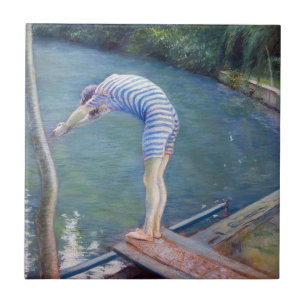 Gustave Caillebotte - The Bvery / Diver Kakelplatta