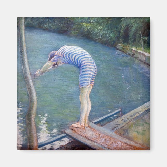 Gustave Caillebotte - The Bvery / Diver Magnet (Framsidan)