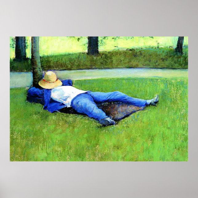 Gustave Caillebotte - The Nap, Poster (Framsidan)