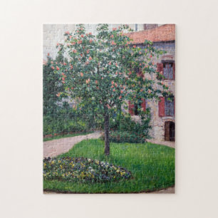 Gustave Caillebotte - Träd i Blommar Pussel