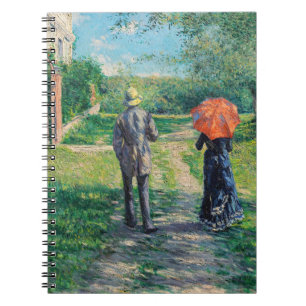 Gustave Caillebotte - Väg Uphill Anteckningsbok