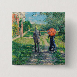 Gustave Caillebotte - Väg Uphill Knapp