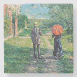 Gustave Caillebotte - Väg Uphill Stenunderlägg