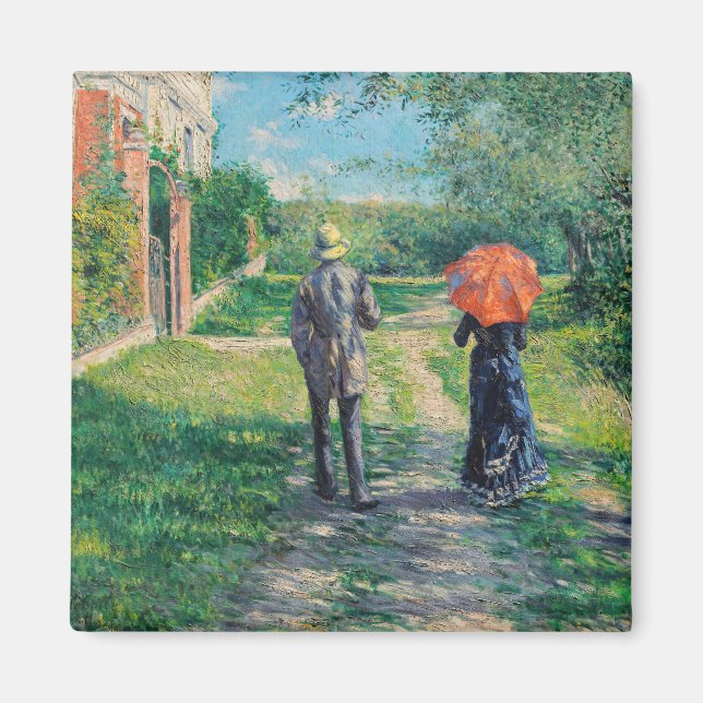 Gustave Caillebotte - Vägen Uppför Magnet (Framsidan)