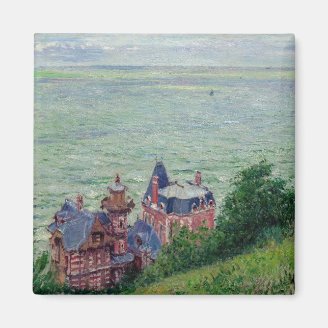 Gustave Caillebotte - Villas vid Trouville Magnet (Framsidan)