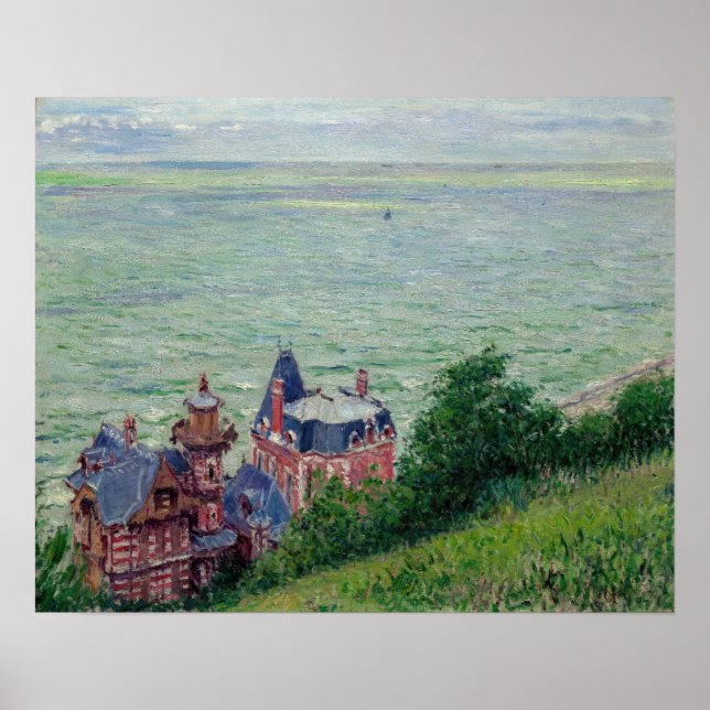 Gustave Caillebotte - Villas vid Trouville Poster (Framsidan)
