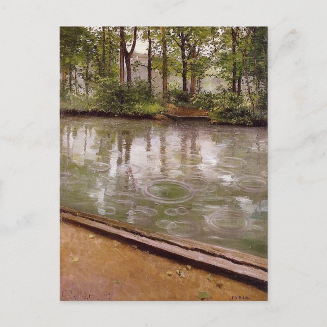 Gustave Caillebotte Vykort (Framsida)