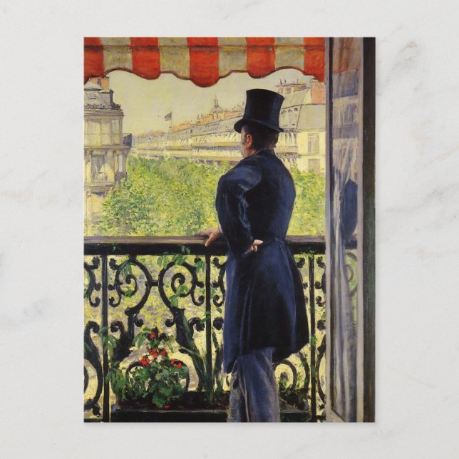 Gustave Caillebotte Vykort (Framsida)