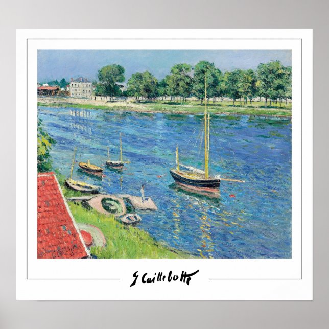 Gustave Caillebotte Zedign Art Poster #113 (Framsidan)