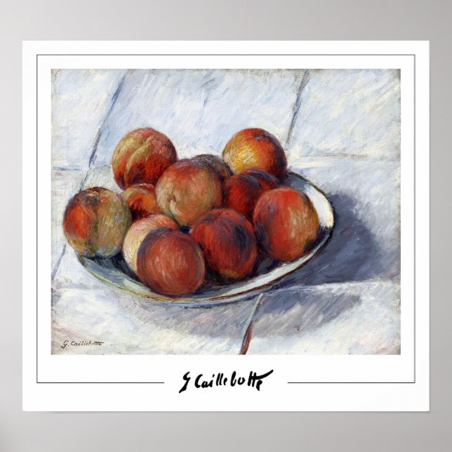 Gustave Caillebotte Zedign Art Poster #125 (Framsidan)