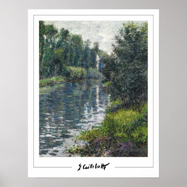 Gustave Caillebotte Zedign Art Poster #138 (Framsidan)